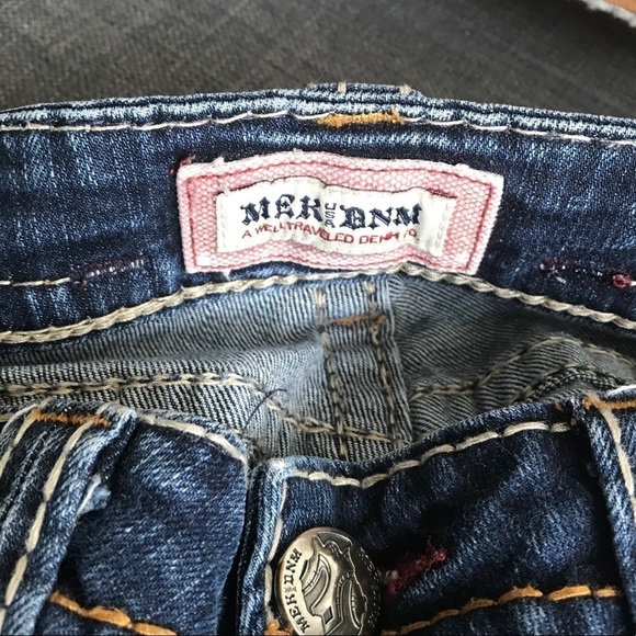 Mek Denim Blue Slim Fit Bootcut Jeans - Picture 9 of 12